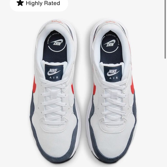 Nike || Air Max SC Sneakers - White University Red - Picture 4 of 15